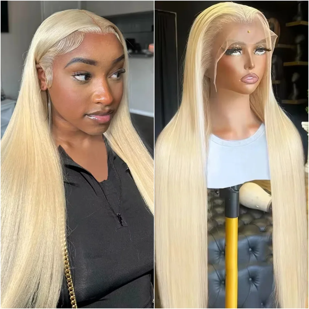 30 40 Inch 613 Blonde HD Lace Frontal Wig Straight Brazilian 13x6 Transparent Lace Front Human Hair Wigs Pre Plucked 200 Density
30 40 Inch 613 Blonde HD Lace Frontal Wig Straight Brazilian 13x6 Transparent Lace Front Human Hair Wigs Pre Plucked 200 Density