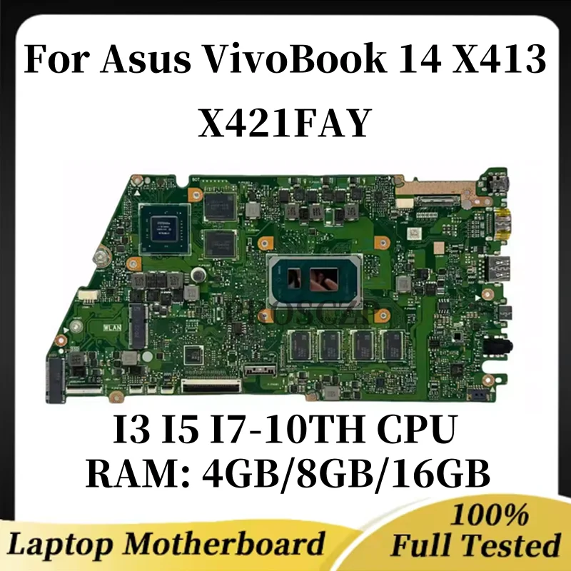 Материнская плата X421FAY/X421FL для ноутбука Asus VivoBook 14 X413 с процессором: I3 I5 I7-10TH UMA RAM: 4 ГБ/8 ГБ/16 ГБ 100% тест, нормально отправлен
Материнская плата X421FAY/X421FL для ноутбука Asus VivoBook 14 X413 с процессором: I3 I5 I7-10TH UMA RAM: 4 ГБ/8 ГБ/16 ГБ 100% тест, нормально отправлен
