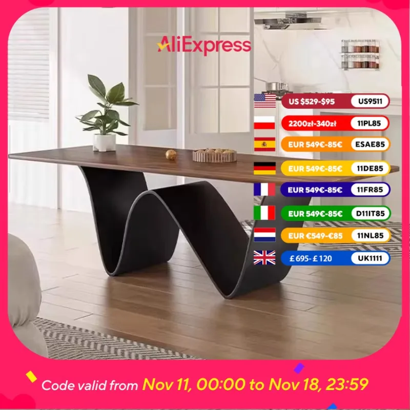 Waterproof Wooden Salon Table Designer European Nordic Salon Coffee Table Restaurant Kitchen Mesas Para Comedor Furniture Home
Waterproof Wooden Salon Table Designer European Nordic Salon Coffee Table Restaurant Kitchen Mesas Para Comedor Furniture Home