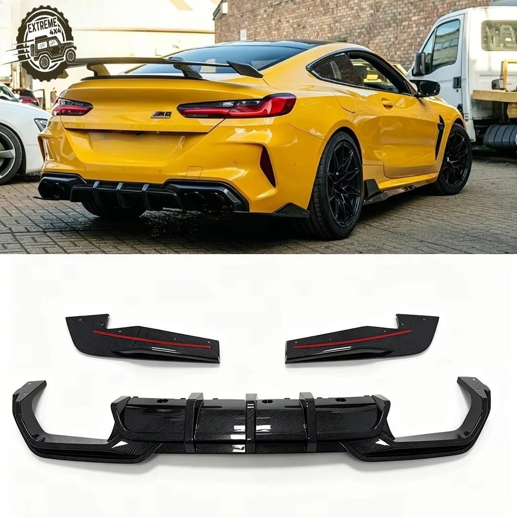 Premium Dry Carbon Fiber SQ Style Rear Lip Diffuser Bumper for BMW M8 F93 M Power High Performance Exterior Modification Parts
Premium Dry Carbon Fiber SQ Style Rear Lip Diffuser Bumper for BMW M8 F93 M Power High Performance Exterior Modification Parts