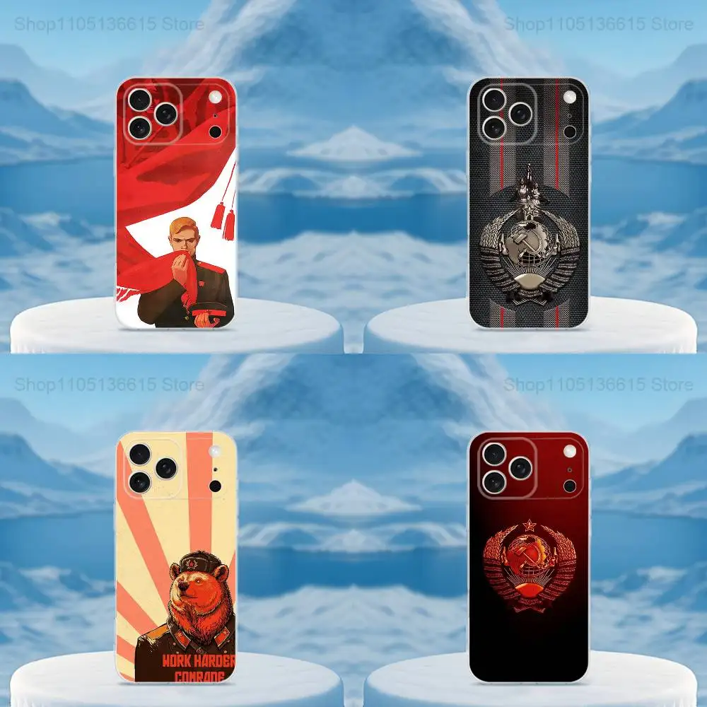 Great USSR Russian Banner Phone Case For iPhone 16,15,14,13,12,11,17 Pro,Max,Plus,X,XS,XR,SE,Mini Transparent Soft Cover
Great USSR Russian Banner Phone Case For iPhone 16,15,14,13,12,11,17 Pro,Max,Plus,X,XS,XR,SE,Mini Transparent Soft Cover