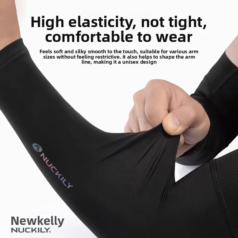 NUCKILY Ice Silk UV Sun Protection Arm Sleeves Cooling Breathable Quick-Dry Non-Slip Reflective Bicycle Bike Sports Arm Covers
NUCKILY Ice Silk UV Sun Protection Arm Sleeves Cooling Breathable Quick-Dry Non-Slip Reflective Bicycle Bike Sports Arm Covers