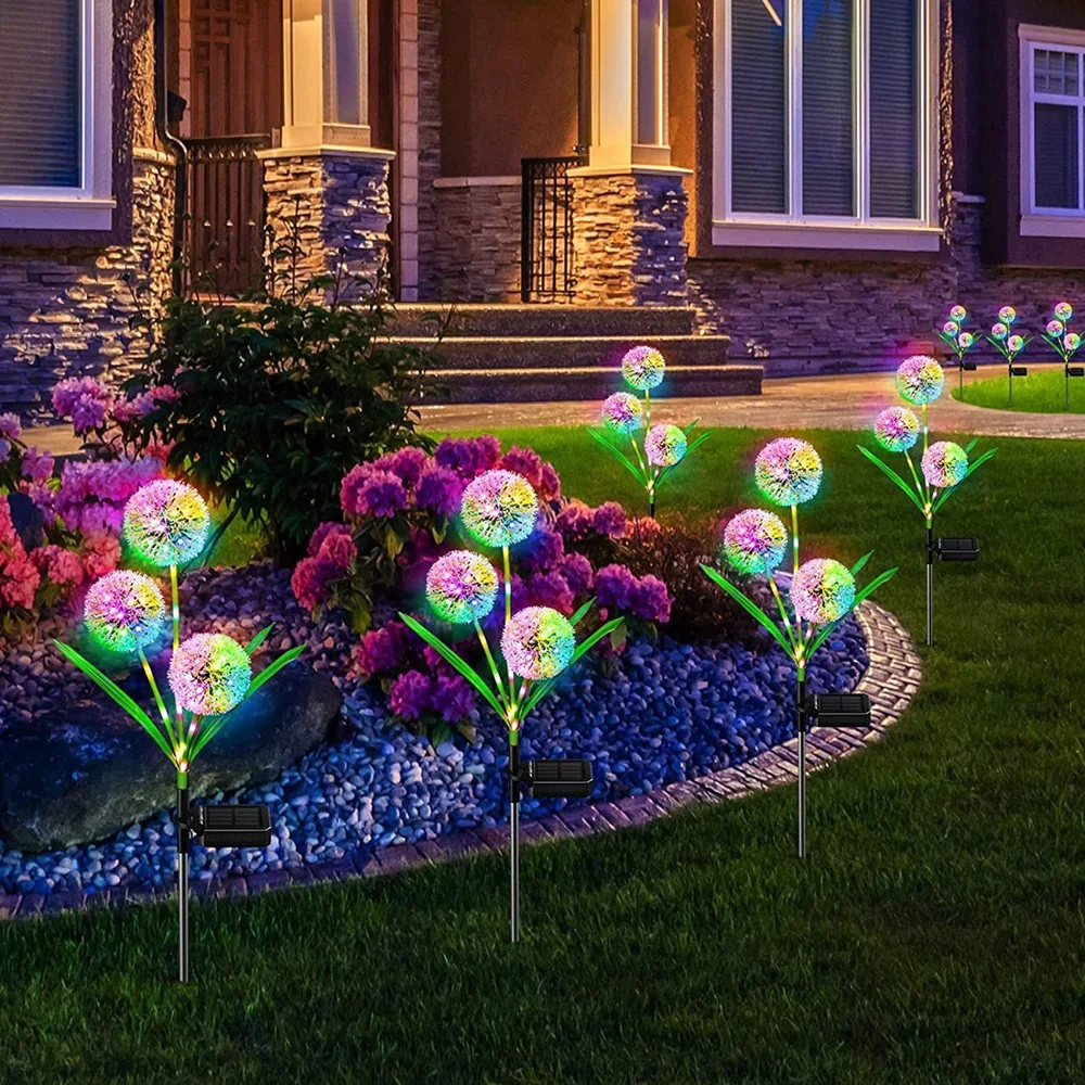 Solar LED Lights IP65 Waterproof Dandelion Flowers Lamp Outdoor Solar Lights Yard Wedding Garden Decoration Lightting Lawn Lamp
Solar LED Lights IP65 Waterproof Dandelion Flowers Lamp Outdoor Solar Lights Yard Wedding Garden Decoration Lightting Lawn Lamp