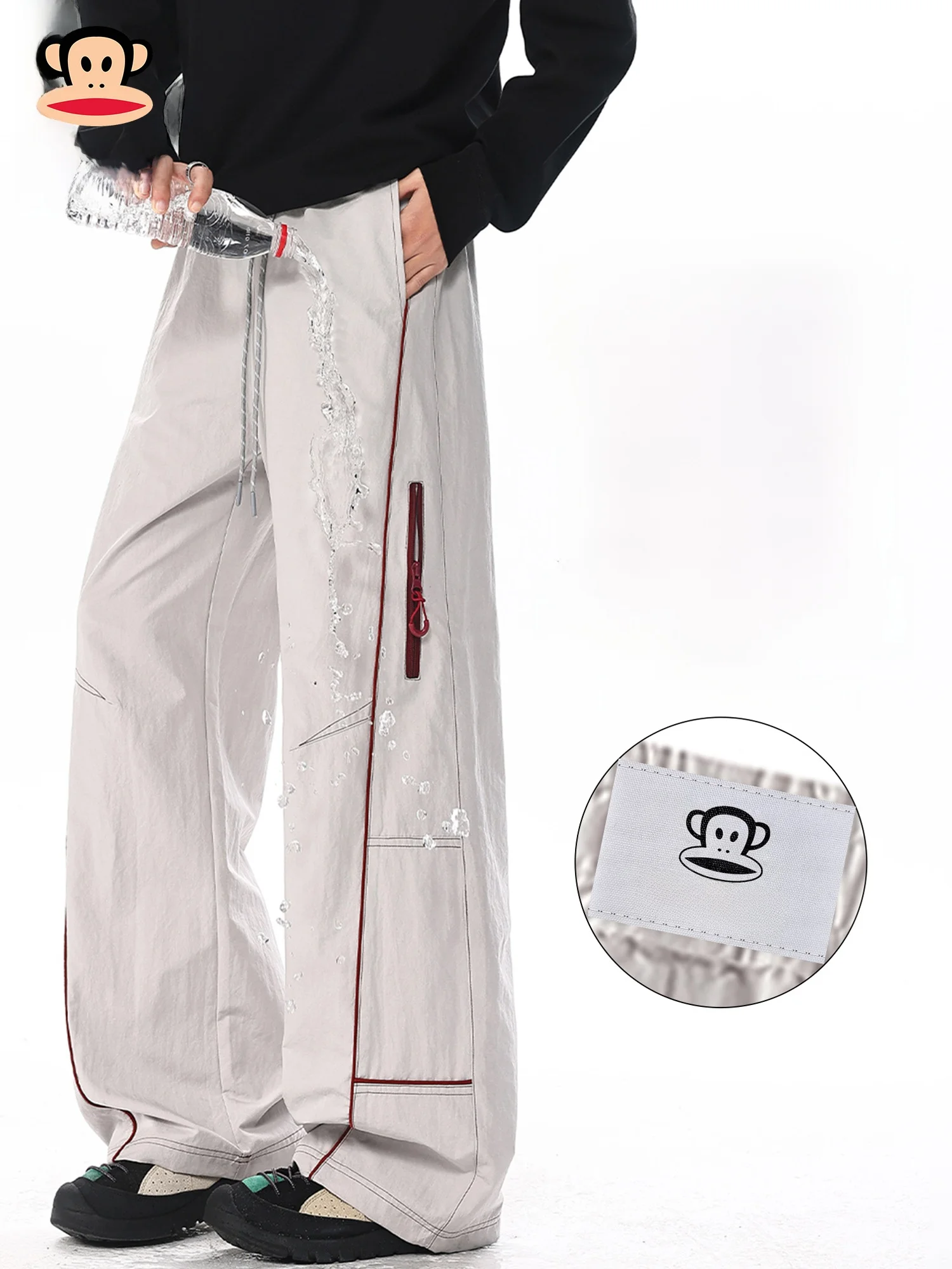 Мужские свободные брюки прямого кроя для активного отдыха, повседневные брюки-карго из полиэстера, весенние, с широкими штанинами
Мужские свободные брюки прямого кроя для активного отдыха, повседневные брюки-карго из полиэстера, весенние, с широкими штанинами