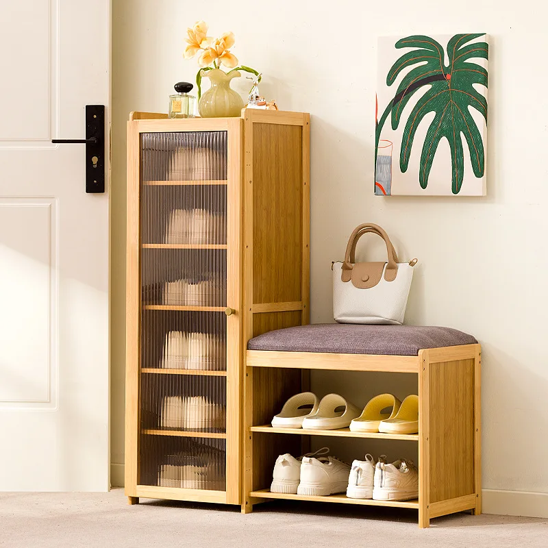 Multi-functional light luxury and high-end sense at the door of the home, integrated shoe cabinet, medieval door shoe stool
Multi-functional light luxury and high-end sense at the door of the home, integrated shoe cabinet, medieval door shoe stool