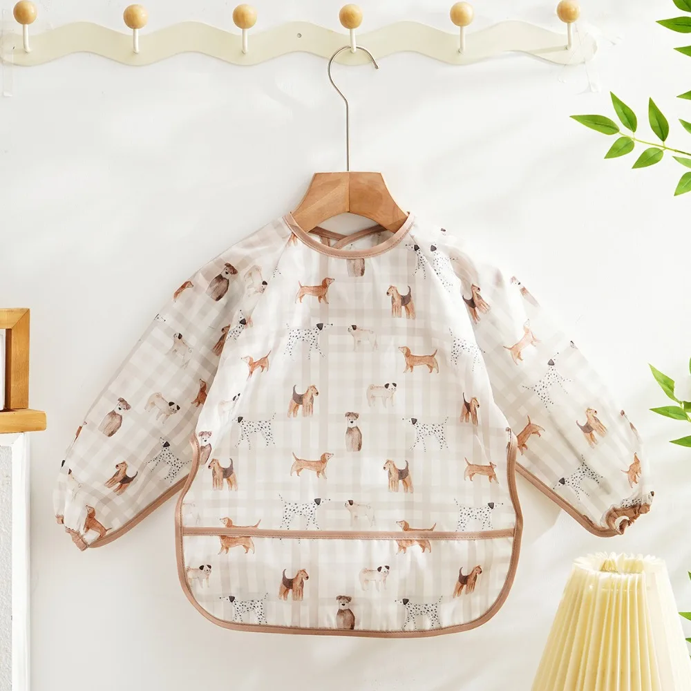 Cartoon Long Sleeve Baby Bib Waterproof Burp Cloth Feeding Bib Animal Washable Coveralls Bibs Easy To Clean
Cartoon Long Sleeve Baby Bib Waterproof Burp Cloth Feeding Bib Animal Washable Coveralls Bibs Easy To Clean