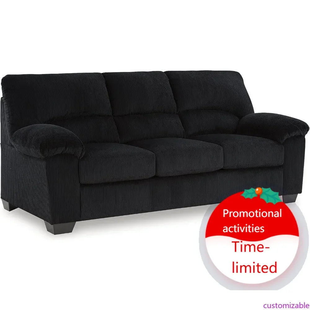 Горячие продажи: Дизайнерский диван Ashley's Signature Design SimpleJoy Black – современный диван для гостиных
Горячие продажи: Дизайнерский диван Ashley's Signature Design SimpleJoy Black – современный диван для гостиных