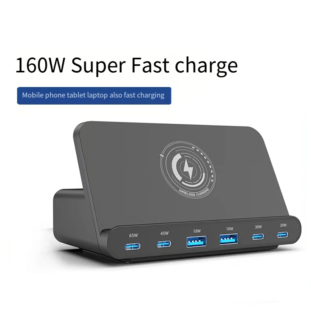 Mobile Phone Wireless Charger Stand High-Power GaN USB C Charger With Multiple Ports Folding Wireless Fast Charging Bracket
Mobile Phone Wireless Charger Stand High-Power GaN USB C Charger With Multiple Ports Folding Wireless Fast Charging Bracket