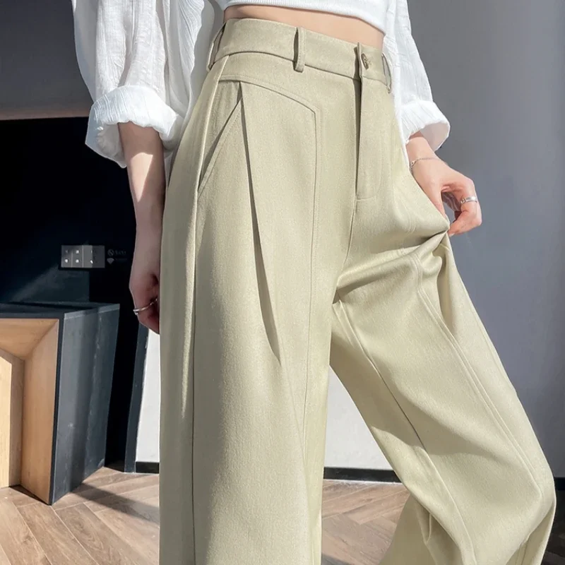 2025 New Spring Summer Denim Cotton Loose Women's Wide Leg Full Pants High Waist Solid Female Elegant Straight Casual Trousers
2025 New Spring Summer Denim Cotton Loose Women's Wide Leg Full Pants High Waist Solid Female Elegant Straight Casual Trousers