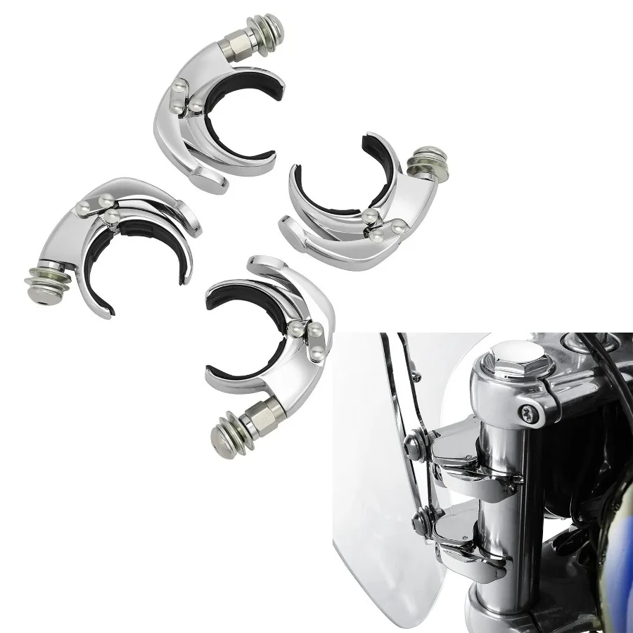 54mm andamp; 56mm Quick Release Windshield Clamps Fit For Harley Low Rider S 2020-2024
54mm andamp; 56mm Quick Release Windshield Clamps Fit For Harley Low Rider S 2020-2024