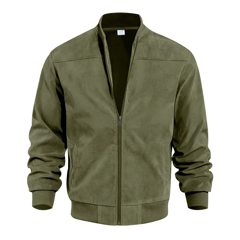 Autumn Suede Plain Color Mens Zipper Jacket Casual Vintage Long Sleeve Cardigan Coat Retro Fashion Outerwear Slim Fit Lounge Jac
Autumn Suede Plain Color Mens Zipper Jacket Casual Vintage Long Sleeve Cardigan Coat Retro Fashion Outerwear Slim Fit Lounge Jac