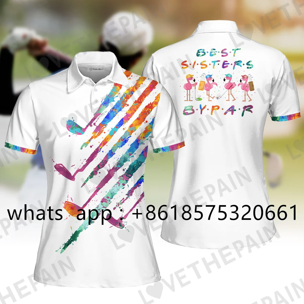 Fitness Sports Golf Shirt Polo Shirt Women Pink Short Sleeve T Shirt Breathable Female Quick Dry Buttons Lapel Fashion Tops 2023
Fitness Sports Golf Shirt Polo Shirt Women Pink Short Sleeve T Shirt Breathable Female Quick Dry Buttons Lapel Fashion Tops 2023