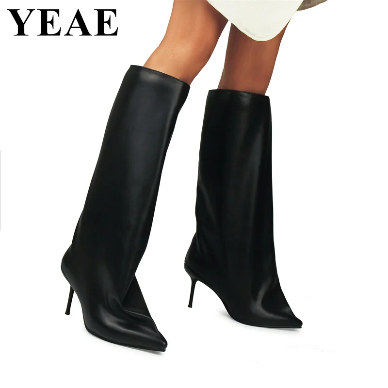 2024 Runway Pointed Toe Knee High Boots Women Fashion Slip On High Heel Party Shoes Black Red Women's Long Boots Large Size 43
2024 Runway Pointed Toe Knee High Boots Women Fashion Slip On High Heel Party Shoes Black Red Women's Long Boots Large Size 43