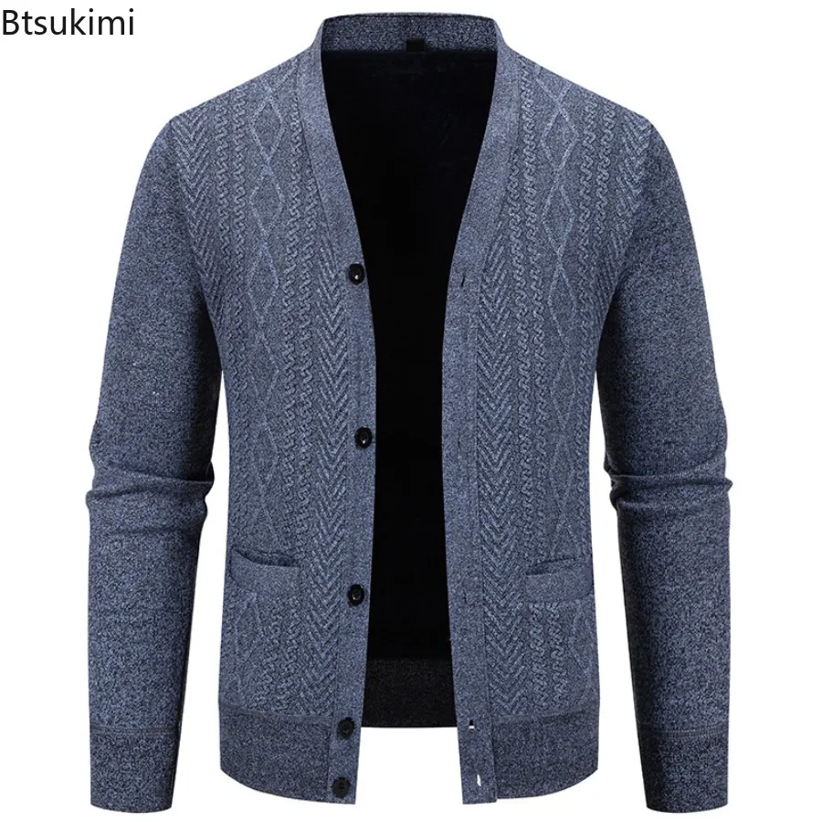 New Men's V-neck Business Casual Cardigans Knitwear Sweaters Autumn Winter Outwear Slim Sweatercoats Cardigans Male L-3XL Size
New Men's V-neck Business Casual Cardigans Knitwear Sweaters Autumn Winter Outwear Slim Sweatercoats Cardigans Male L-3XL Size