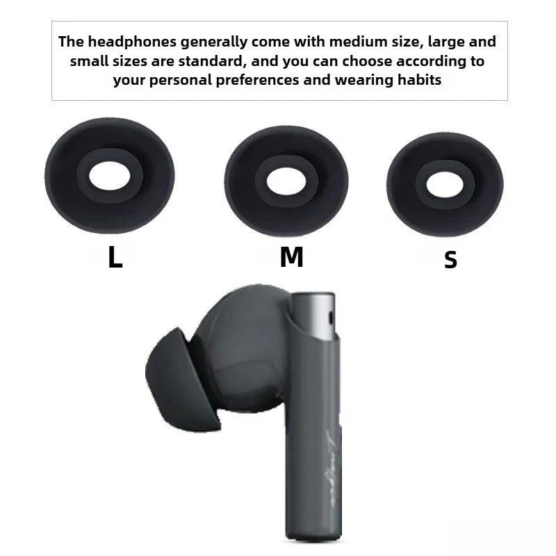 For Edifier Zero Pro TWS Earbuds Silicone Ear Tips 3Sizes (S/M/L) Soft Replacement Ear Caps Anti-Slip Noise Reduction Secure Fit
For Edifier Zero Pro TWS Earbuds Silicone Ear Tips 3Sizes (S/M/L) Soft Replacement Ear Caps Anti-Slip Noise Reduction Secure Fit