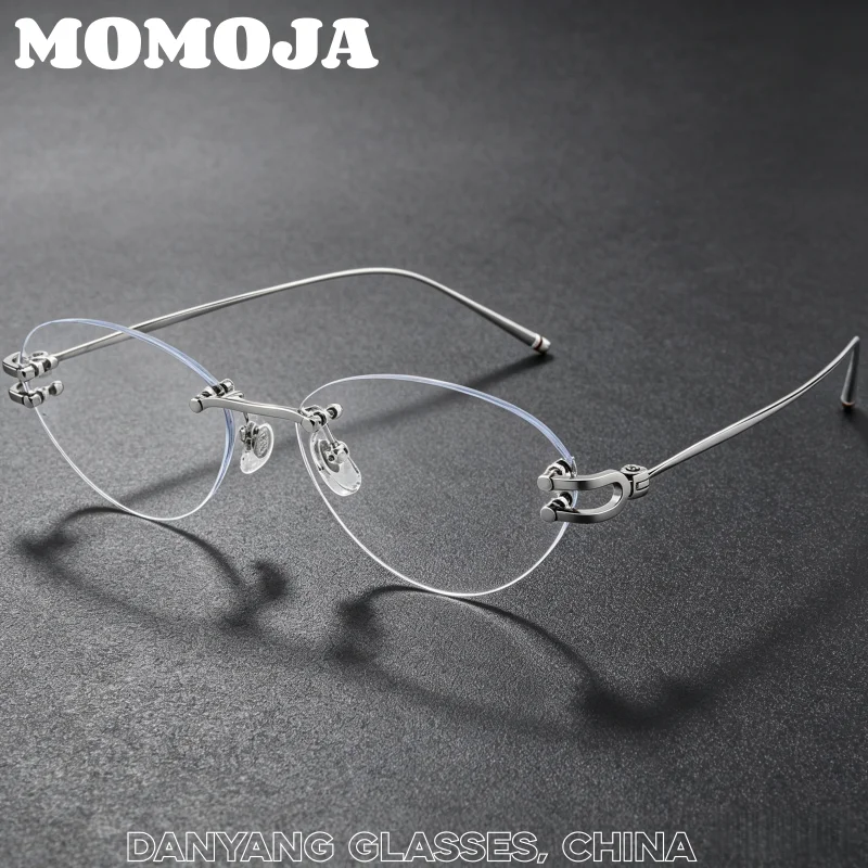MOMOJA Men's and Women's Ultra Light Fashion Square Cat Eyes High Quality Retro Aesthetic Viral Frameless Glasses 25088WK25089WK
MOMOJA Men's and Women's Ultra Light Fashion Square Cat Eyes High Quality Retro Aesthetic Viral Frameless Glasses 25088WK25089WK