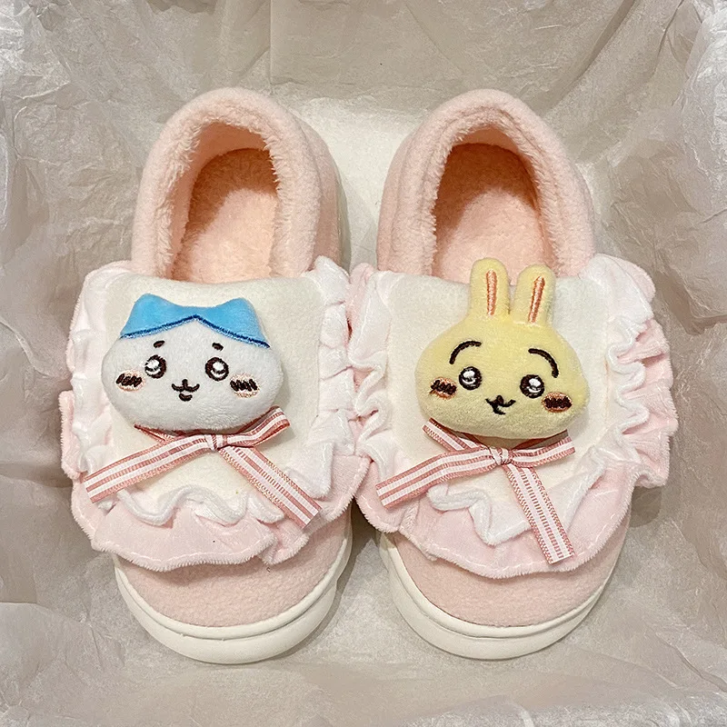 Y2K Anime Chiikawa Slippers Usagi Cartoon Cotton Slippers Cute Indoor Anti Slip and Plush Thick Soled Warm Slipper Festival Gift
Y2K Anime Chiikawa Slippers Usagi Cartoon Cotton Slippers Cute Indoor Anti Slip and Plush Thick Soled Warm Slipper Festival Gift