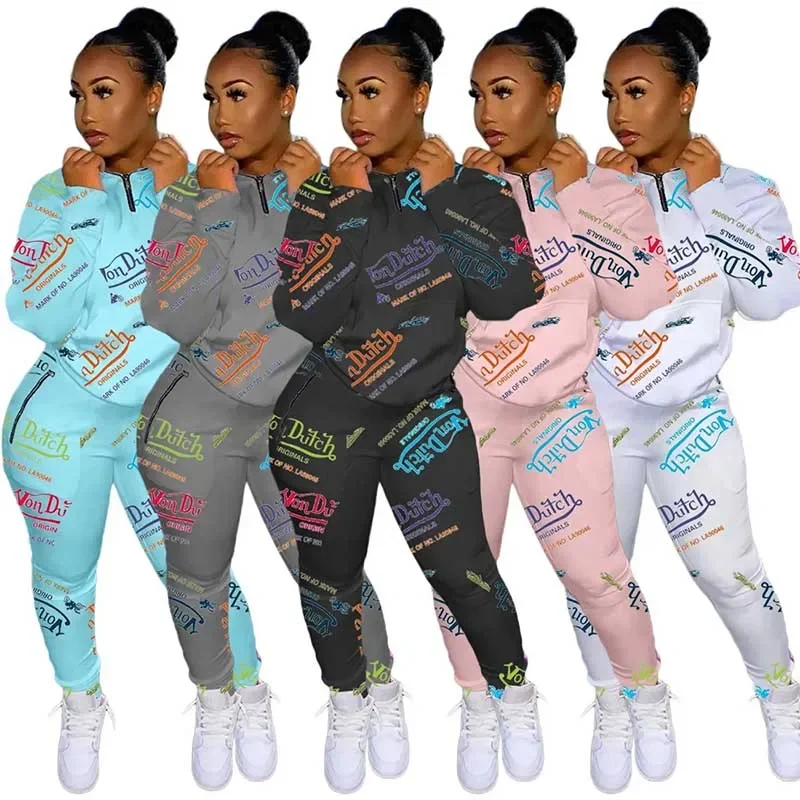 500405005European and American women's fashion digital printed letter sweatshirt sports set
500405005European and American women's fashion digital printed letter sweatshirt sports set