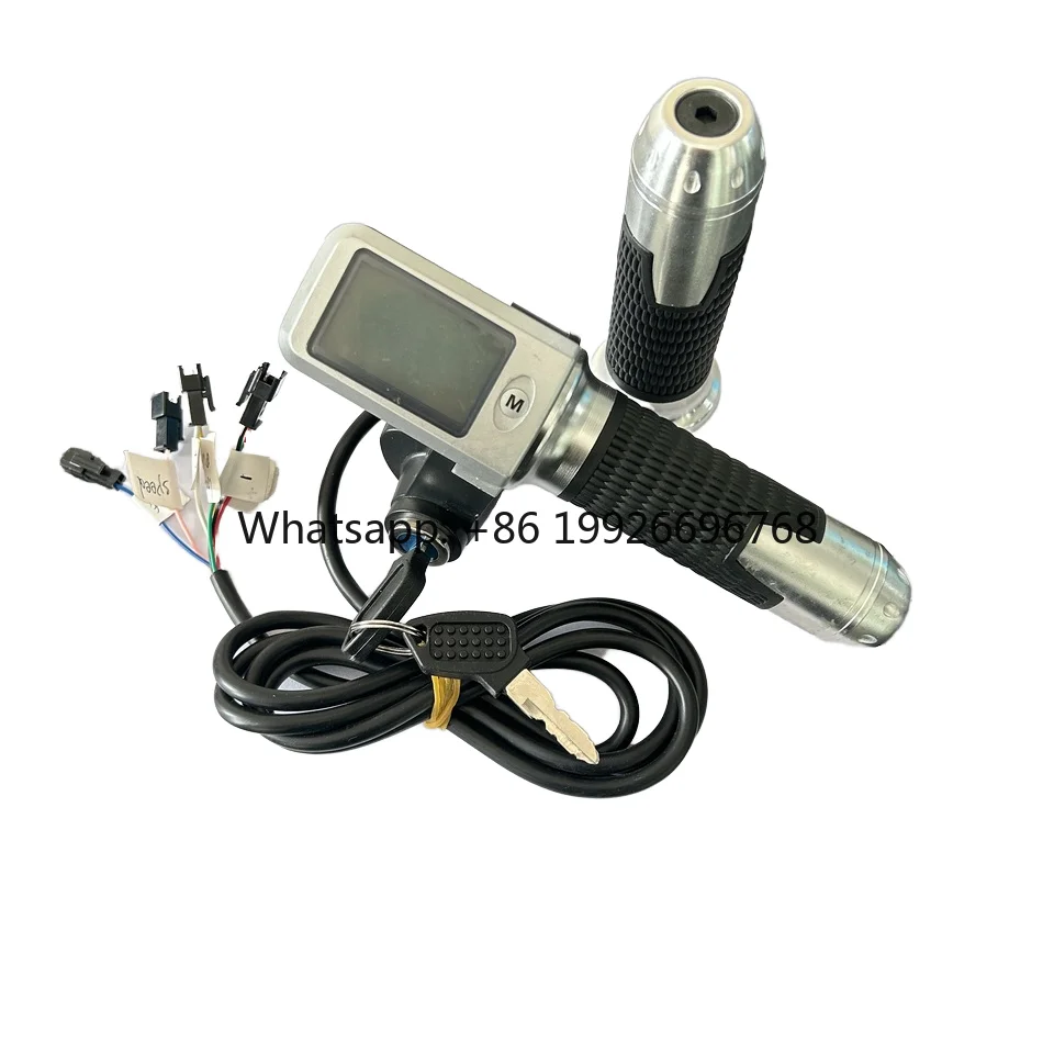City Scooter 36V/48V/60V Parts with LED Display Accelerator Throttle Grip Lithium Battery Handlebar Accessory
City Scooter 36V/48V/60V Parts with LED Display Accelerator Throttle Grip Lithium Battery Handlebar Accessory