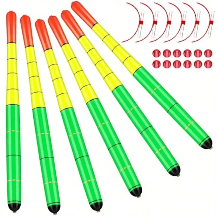 6 Pcs Fising Bobrs Floa Weiged Catfis Pole Floa Ig Sibility Wood Pole Fising Float Catfis Pike 7in 12in
6 Pcs Fising Bobrs Floa Weiged Catfis Pole Floa Ig Sibility Wood Pole Fising Float Catfis Pike 7in 12in