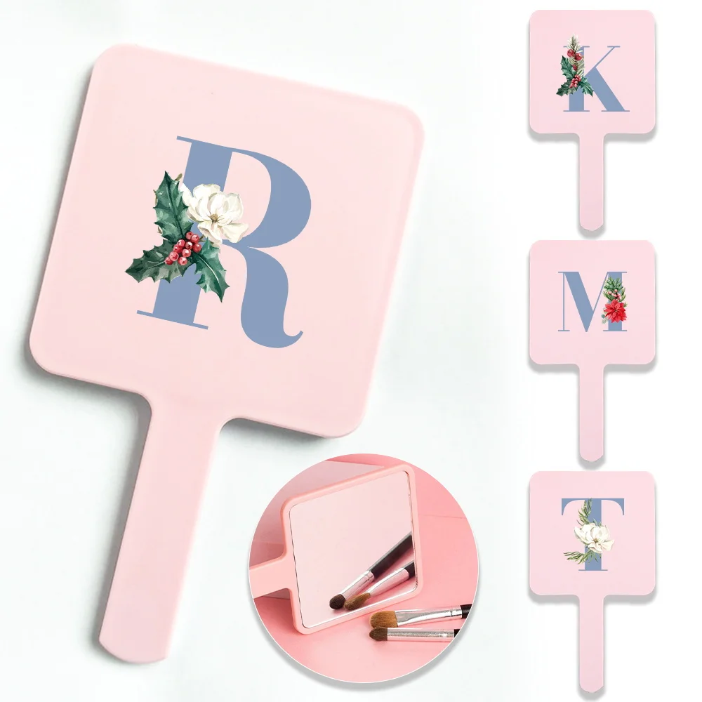 1pc Exquisite Square Handheld Vanity Mirror Suitable For Daily Grooming Travel Touch-Ups Use Initial Name 26 Letters Pattern
1pc Exquisite Square Handheld Vanity Mirror Suitable For Daily Grooming Travel Touch-Ups Use Initial Name 26 Letters Pattern