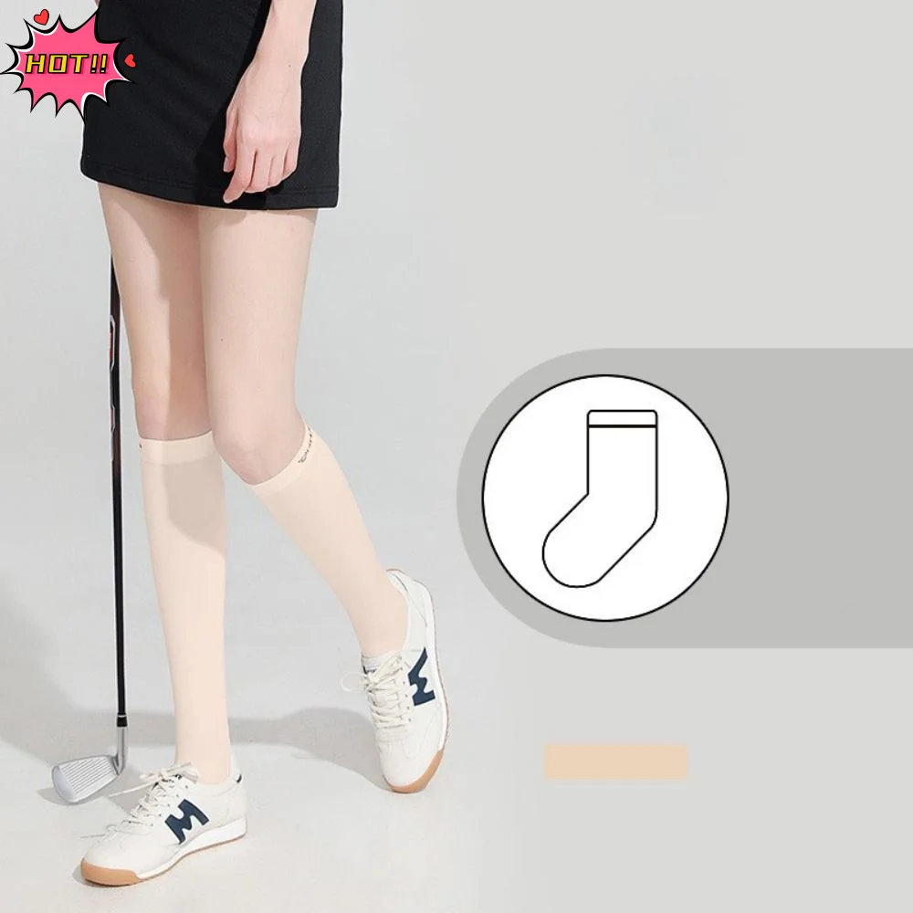 Black White Sunscreen High Socks Tennis Golf Step on Socks Sunproof Leg Protection Socks Breathable Sport Supplies
Black White Sunscreen High Socks Tennis Golf Step on Socks Sunproof Leg Protection Socks Breathable Sport Supplies