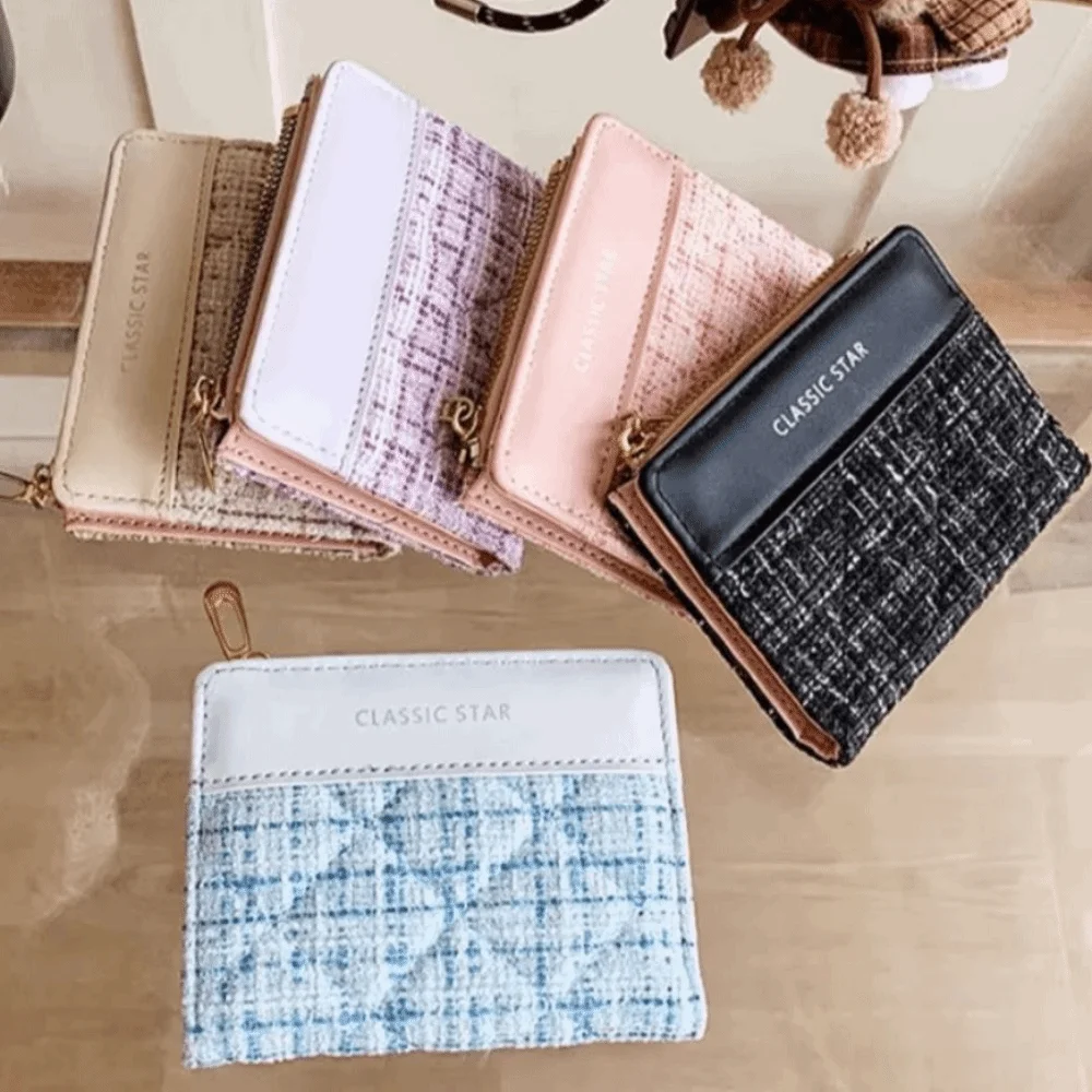 Casual Colorful Women Short Wallet Ultra Thin Short Clutch PU Leather Card Holder Elegant Zipper Minimalist Coin Purse Women
Casual Colorful Women Short Wallet Ultra Thin Short Clutch PU Leather Card Holder Elegant Zipper Minimalist Coin Purse Women
