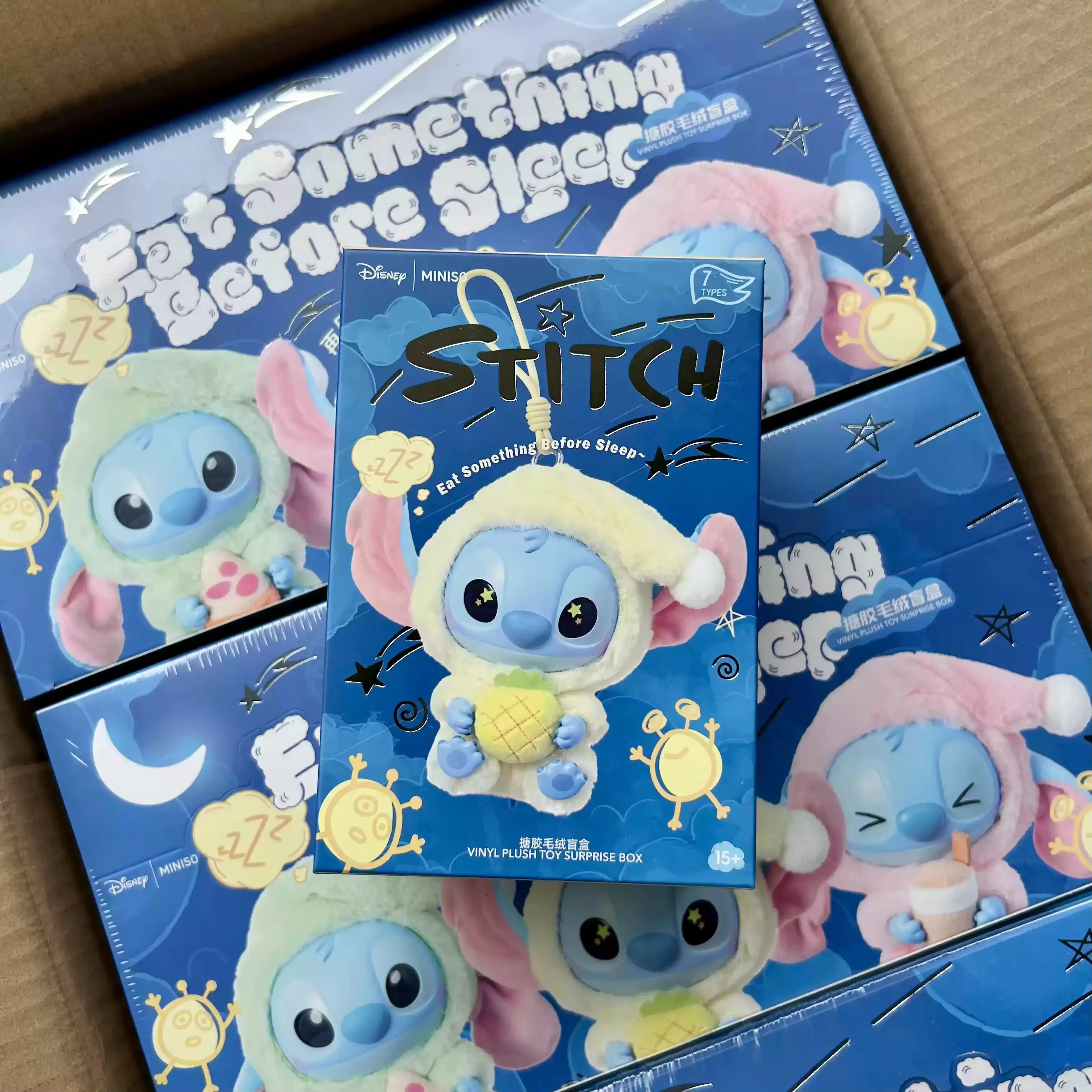 Miniso Stitch New Eat Some Thing Before Sleep Series Vinyl Blind Box Bag Pendant Cute Plush Doll Mystery Box Toy Surprise Gifts
Miniso Stitch New Eat Some Thing Before Sleep Series Vinyl Blind Box Bag Pendant Cute Plush Doll Mystery Box Toy Surprise Gifts