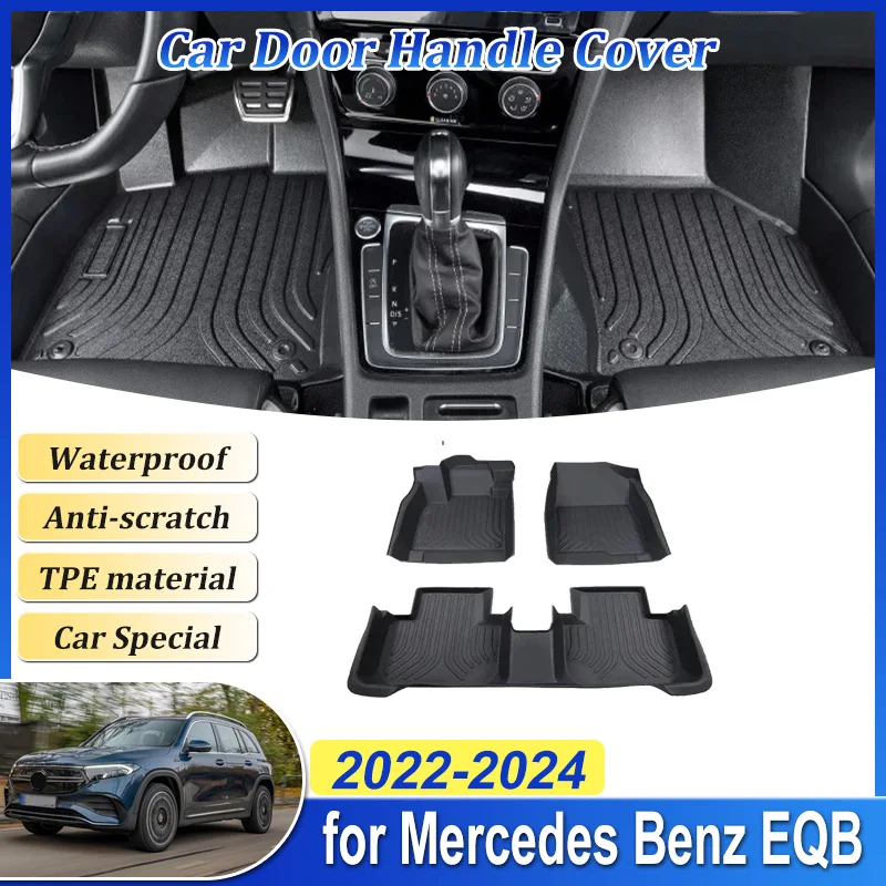 For Mercedes Benz EQB X243 2022~2024 Car LHD Floor Mat TPE Foot Pad Rug Interior Full Tappeto Waterproof Leather Mud Accessories
For Mercedes Benz EQB X243 2022~2024 Car LHD Floor Mat TPE Foot Pad Rug Interior Full Tappeto Waterproof Leather Mud Accessories