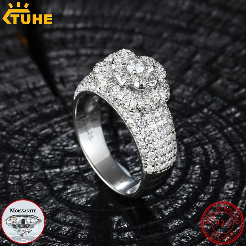 TUHE Fine Jewelry VVS1 с сертификатом Кольца с муассанитом для мужчин Хип-хоп Проставка Кольца из стерлингового серебра S925 Ювелирные изделия в стиле хип-хоп
TUHE Fine Jewelry VVS1 с сертификатом Кольца с муассанитом для мужчин Хип-хоп Проставка Кольца из стерлингового серебра S925 Ювелирные изделия в стиле хип-хоп