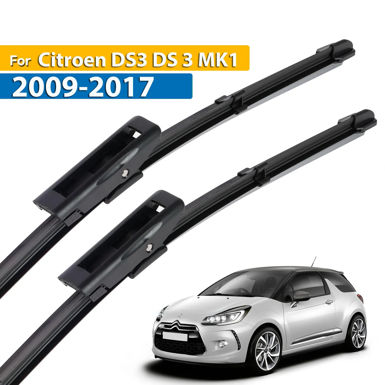Erick's Wiper LHD Front Wiper Blades For Citroen DS3 DS 3 2009 - 2017 Windshield Windscreen Window Car Rain Brushes 24"+16"
Erick's Wiper LHD Front Wiper Blades For Citroen DS3 DS 3 2009 - 2017 Windshield Windscreen Window Car Rain Brushes 24"+16"