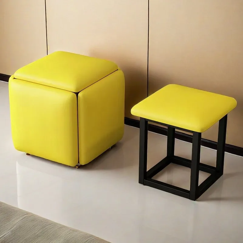 Multifunctional Rubik's Cube stool storage five-in-one combination home living room coffee table stool dining stool Nordic
Multifunctional Rubik's Cube stool storage five-in-one combination home living room coffee table stool dining stool Nordic