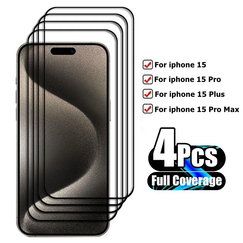 4Pcs Glass For iPhone 15 Pro Max Tempered Glass iPhone 15 Pro Max Screen Protector HD Phone Film iPhone 15 Pro Max
4Pcs Glass For iPhone 15 Pro Max Tempered Glass iPhone 15 Pro Max Screen Protector HD Phone Film iPhone 15 Pro Max