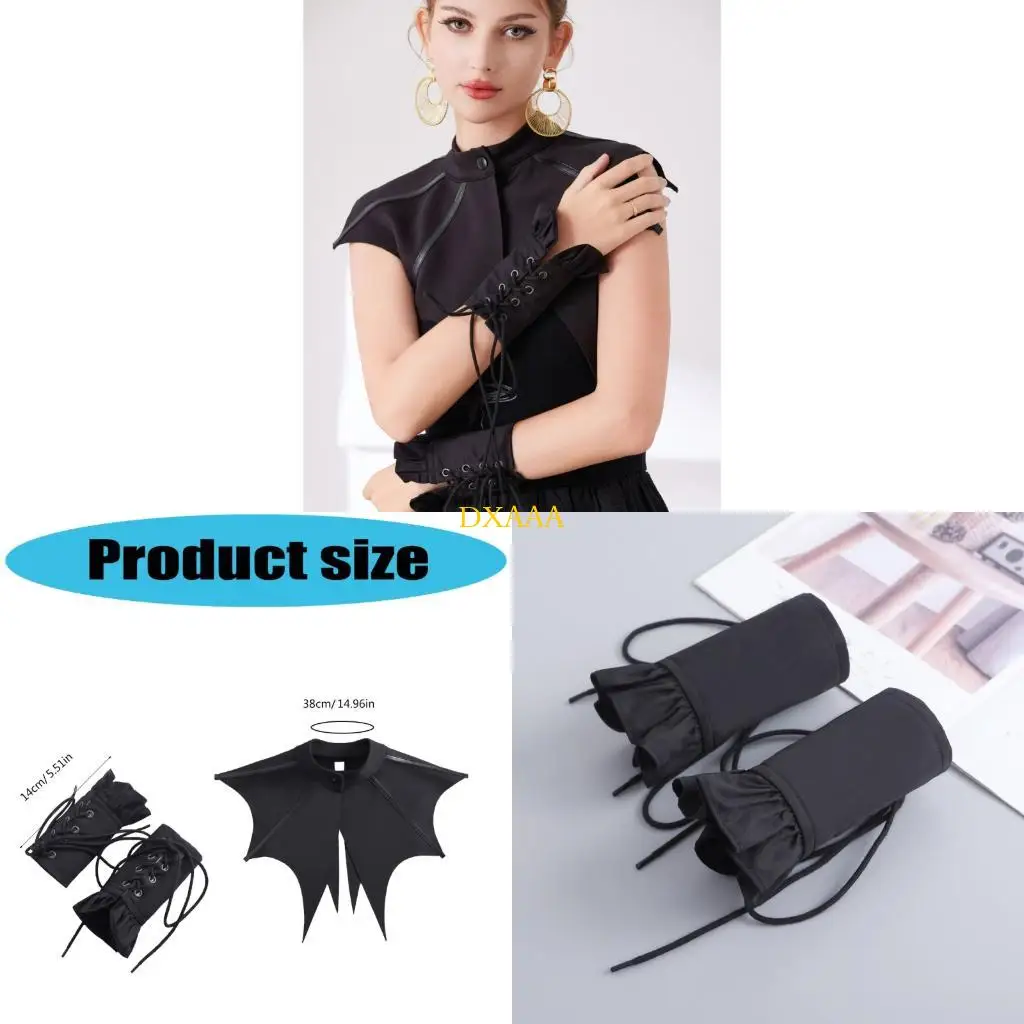 DXAA Retro Ruffled Arm Cuffs Detachable Collar Decorative Sleeves Neckpiece For Women
DXAA Retro Ruffled Arm Cuffs Detachable Collar Decorative Sleeves Neckpiece For Women