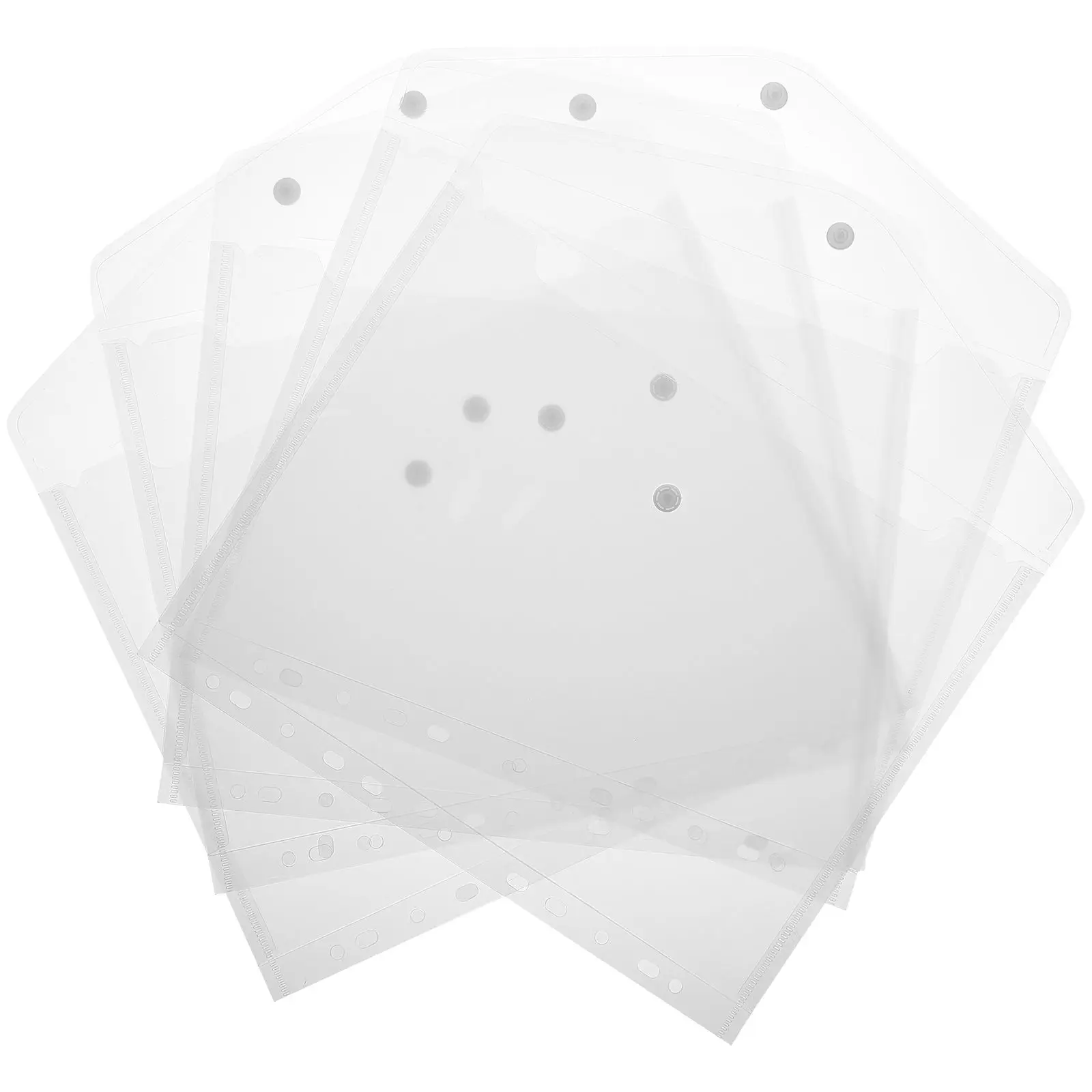 5Pcs Transparent Document Protectors File Bags Smooth Edges Hole Punch Plastic Loose Leaf Storage Folder for Business
5Pcs Transparent Document Protectors File Bags Smooth Edges Hole Punch Plastic Loose Leaf Storage Folder for Business