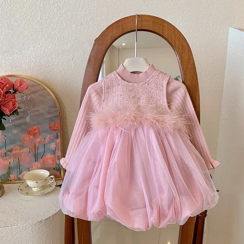 Girls Dress Clothes Autumn Winter Knitted Sweater Dress Clothes Suit Children Girl Princess Sequins Dress Outfits Kids Clothes
Girls Dress Clothes Autumn Winter Knitted Sweater Dress Clothes Suit Children Girl Princess Sequins Dress Outfits Kids Clothes
