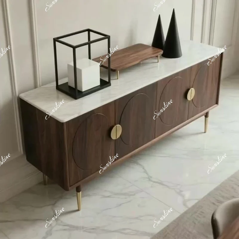 Modern minimalist North America sideboard solid wood storage cabinet simple light luxury high cabinet
Modern minimalist North America sideboard solid wood storage cabinet simple light luxury high cabinet