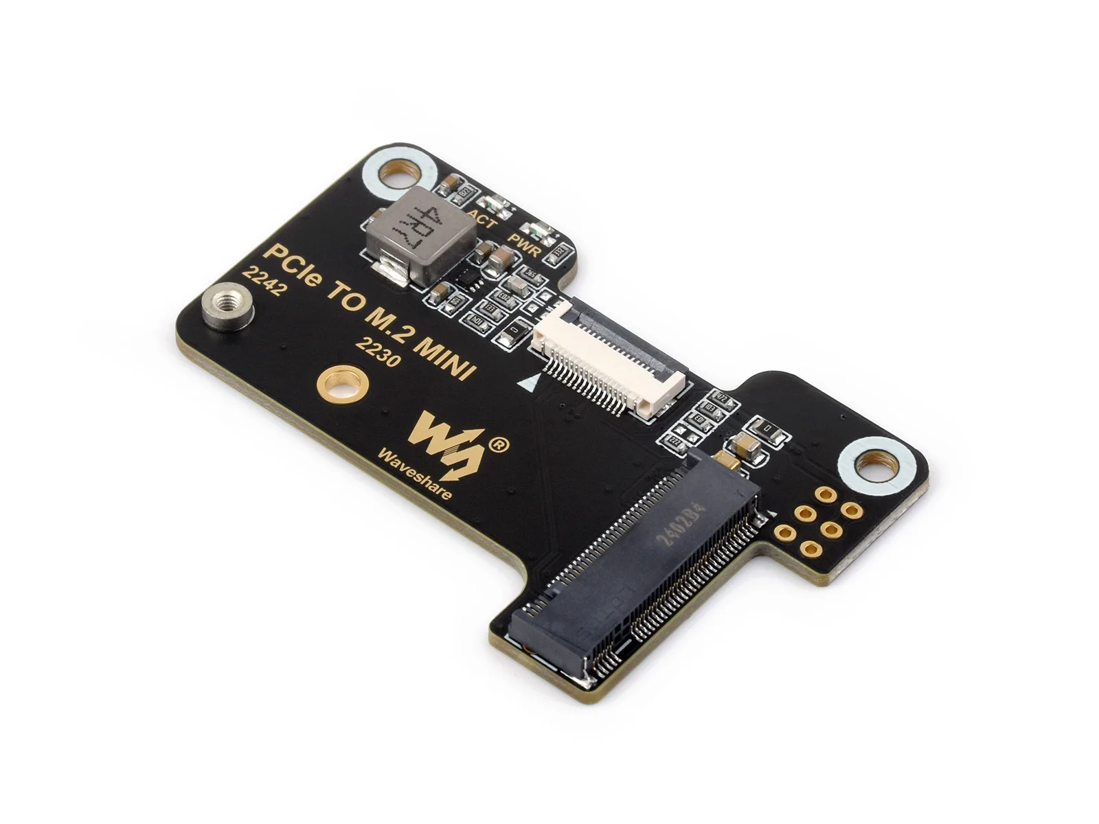 PCIe To M.2 Mini Adapter for Raspberry Pi 5, Supports NVMe Protocol M.2 Solid State Drive, High-speed Reading/Writing
PCIe To M.2 Mini Adapter for Raspberry Pi 5, Supports NVMe Protocol M.2 Solid State Drive, High-speed Reading/Writing