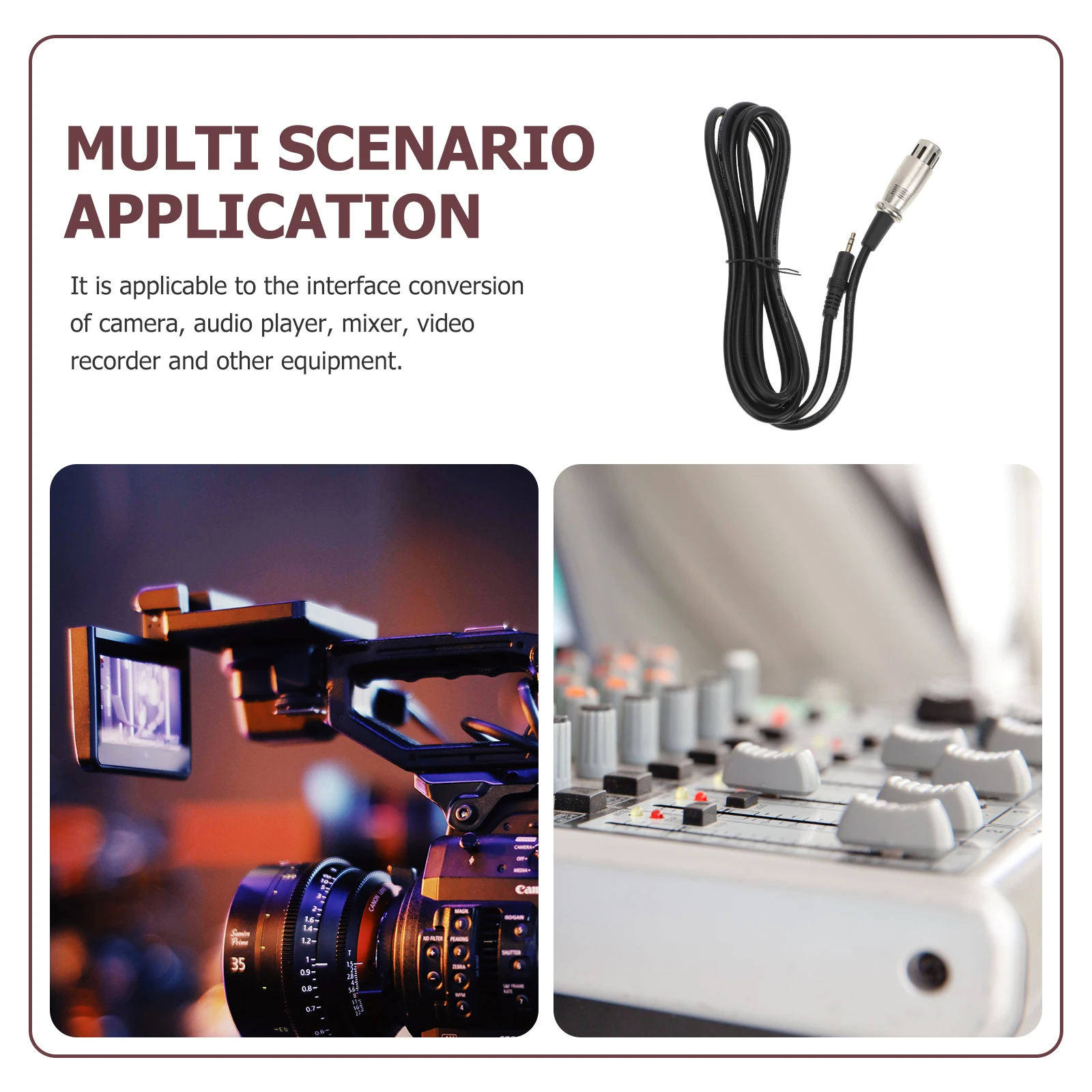 Audio Cable High-Fidelity Shielding Anti- Durable For Audio Player Mixer Microphone Sound Console Vcr Adapter
Audio Cable High-Fidelity Shielding Anti- Durable For Audio Player Mixer Microphone Sound Console Vcr Adapter