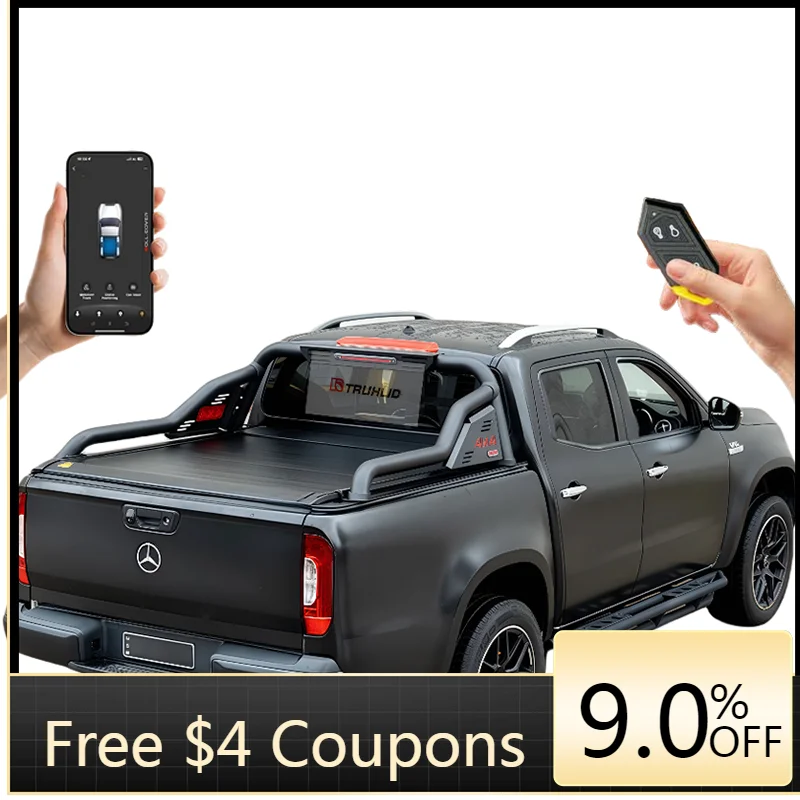 Deren High QualityElectric Roller Tonneau Cover AutomaticRetractable Truck Bed Lid Locking Function Matte Black Aluminum Shutter
Deren High QualityElectric Roller Tonneau Cover AutomaticRetractable Truck Bed Lid Locking Function Matte Black Aluminum Shutter