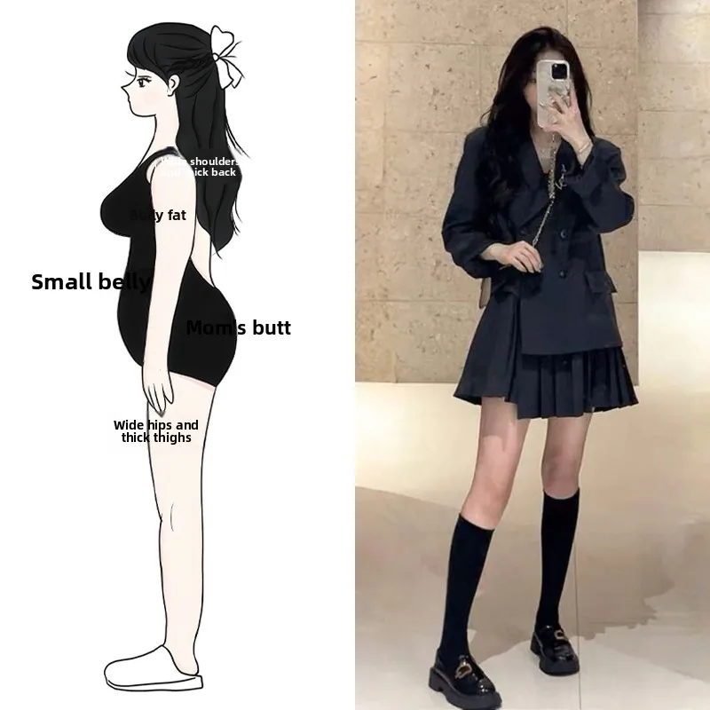 Fashionable Design Fake Two-Piece Suit Dress Women's Autumn New High-End A-Line Pleated Short Skirt Elegant Atmosphere
Fashionable Design Fake Two-Piece Suit Dress Women's Autumn New High-End A-Line Pleated Short Skirt Elegant Atmosphere