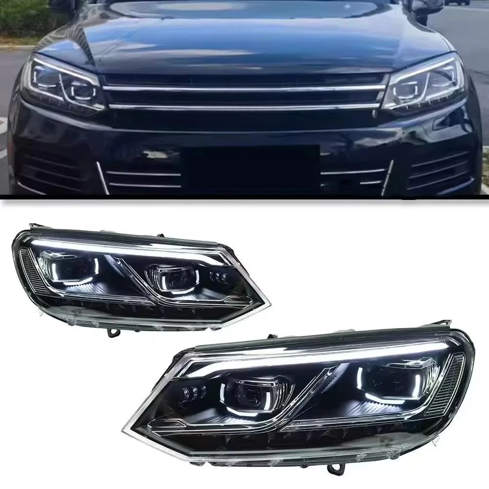 Suitable for 2011-2014 Touareg LED Headlights DRL Blue Car Lights with Projector Lens 12V Car Accessories
Suitable for 2011-2014 Touareg LED Headlights DRL Blue Car Lights with Projector Lens 12V Car Accessories