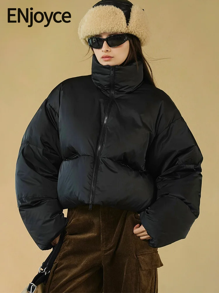 ENjoyce 2023 Winter Women Vintage Fluffy Warm Standing Collar 90 Duck Down Coat Korean Fashion Short Jackets Street Wear
ENjoyce 2023 Winter Women Vintage Fluffy Warm Standing Collar 90 Duck Down Coat Korean Fashion Short Jackets Street Wear