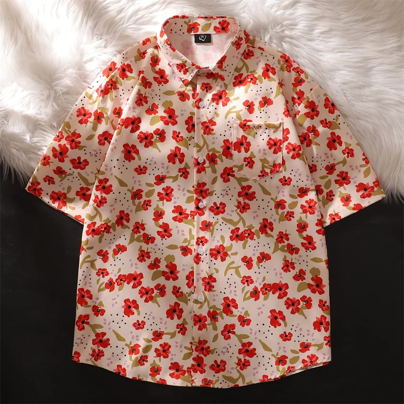 Trend Fashion Clothing Lapel Print Shirt 24ss Mens Womens Retro Casual Shirt High Quality Beach Hawaii Shirt Tops
Trend Fashion Clothing Lapel Print Shirt 24ss Mens Womens Retro Casual Shirt High Quality Beach Hawaii Shirt Tops
