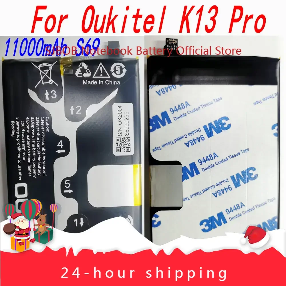 Сменный аккумулятор для мобильного телефона Oukitel K13 Pro, новый, 11000 мАч, S69
Сменный аккумулятор для мобильного телефона Oukitel K13 Pro, новый, 11000 мАч, S69