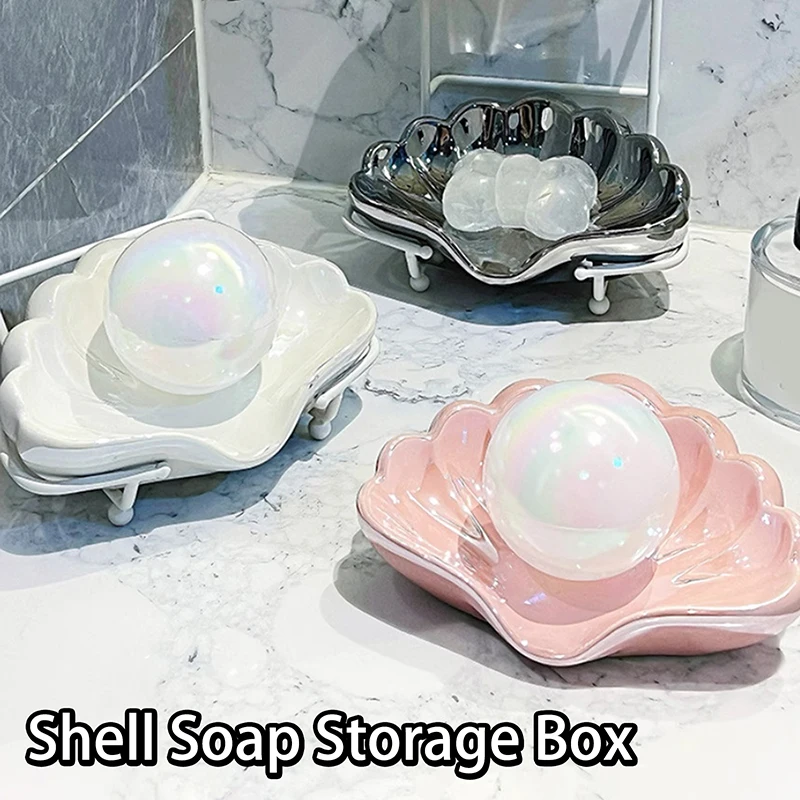 Personalized Creativity Bathroom Soap Dishes Plastic Shell Soap Box Toilet Shelf Soap Box Household Washbasin Soaps Drain Rack
Personalized Creativity Bathroom Soap Dishes Plastic Shell Soap Box Toilet Shelf Soap Box Household Washbasin Soaps Drain Rack