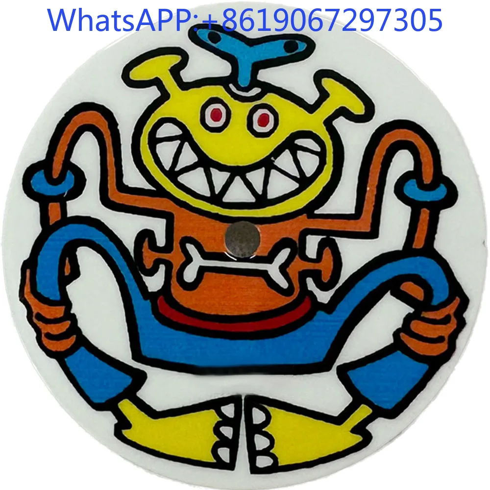 Artistic Graffiti Cartoon Oil Painting Sports Diving Watch Dial Suitable for NH35 Automatic Movement Durable Mod Parts
Artistic Graffiti Cartoon Oil Painting Sports Diving Watch Dial Suitable for NH35 Automatic Movement Durable Mod Parts