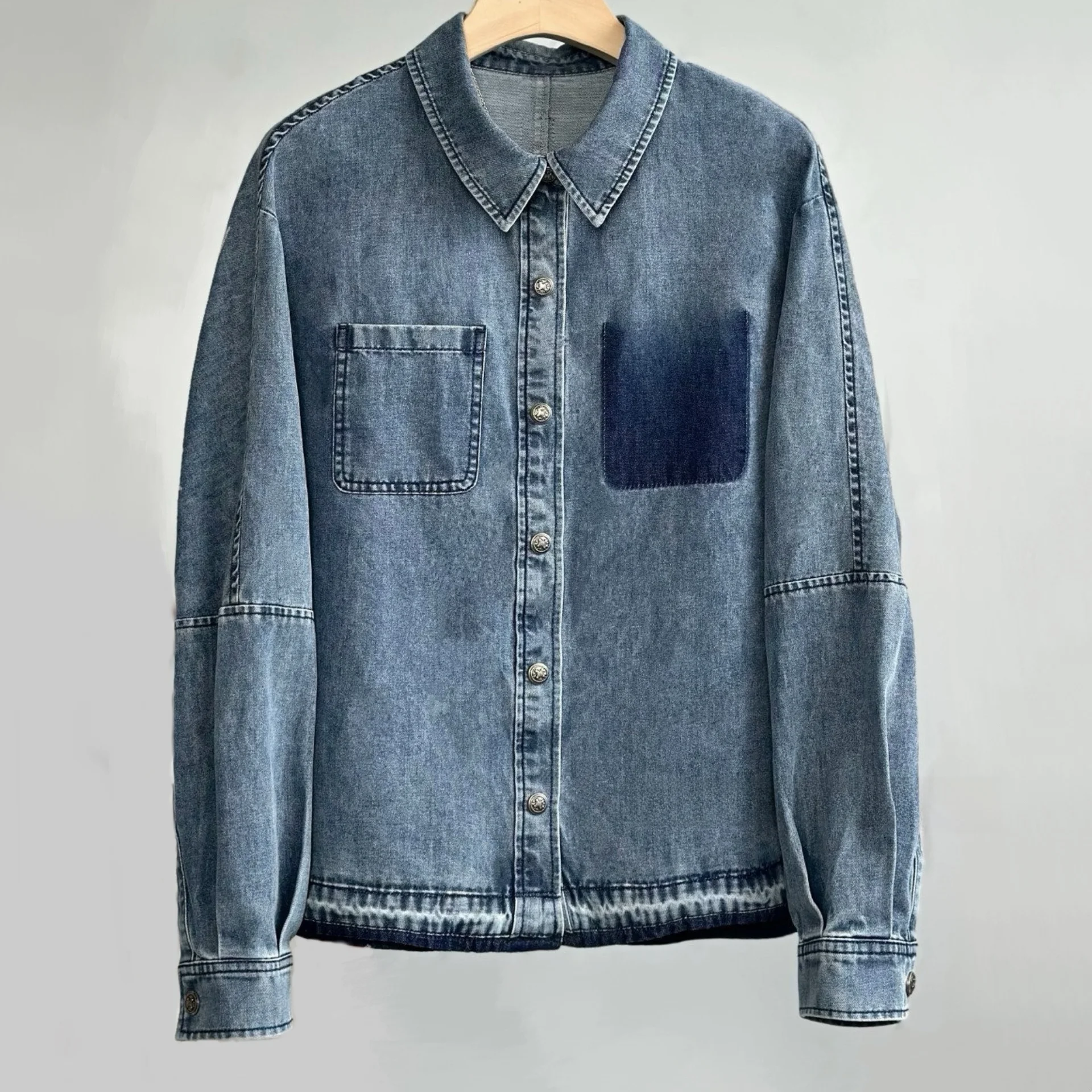 Waed Denim Lemon Cheese Casual Collar oulder-Drifted Loose Women's Long Sve irt Comfortable Breathable Pure Cotton C...
Waed Denim Lemon Cheese Casual Collar oulder-Drifted Loose Women's Long Sve irt Comfortable Breathable Pure Cotton C...