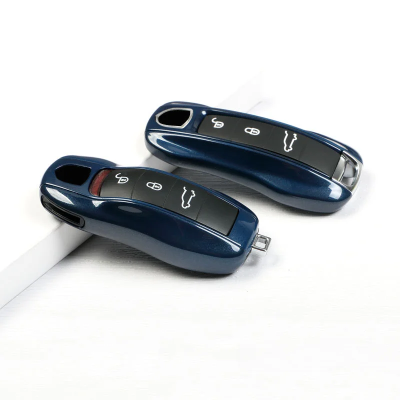 Car Key Case Midnight Blue for Porsche Panamera Cayenne Macan 911 718 Taycan Cayman Boxster Key Shell Remote Control Fob Cover
Car Key Case Midnight Blue for Porsche Panamera Cayenne Macan 911 718 Taycan Cayman Boxster Key Shell Remote Control Fob Cover