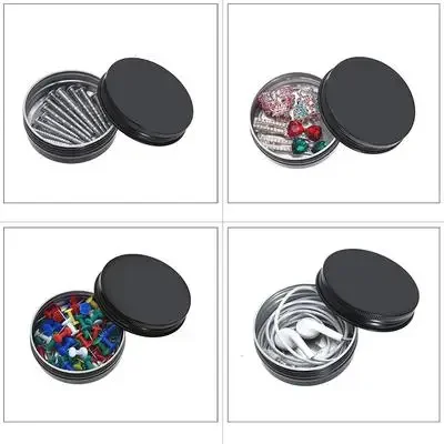New Aluminium Bottles Sample Canisters Cap Makeup Oil Wax Box Reusable Packaging Can Tin Container Cosmetic Pot Jar Upper Screw
New Aluminium Bottles Sample Canisters Cap Makeup Oil Wax Box Reusable Packaging Can Tin Container Cosmetic Pot Jar Upper Screw